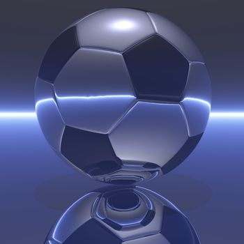 Digital Illustration of a Soccer Ball