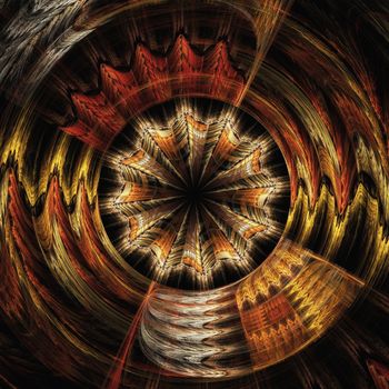Digital Illustration of a Fractal