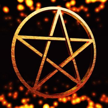 Digital Illustration of a magic Pictogramm