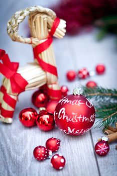 festive glitter christmas decoration bauble seasonal winter holidays