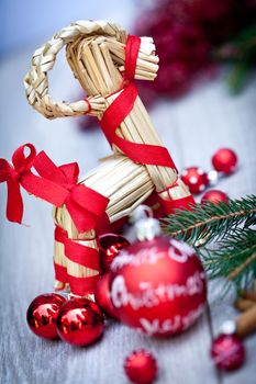 festive glitter christmas decoration bauble seasonal winter holidays