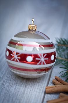 festive glitter christmas decoration bauble seasonal winter holidays