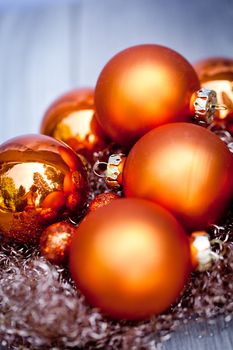 festive glitter christmas decoration bauble seasonal winter holidays