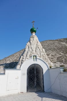 cave monastery in Kostomarovo, Russia