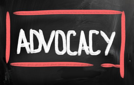 advocacy blackboard concept
