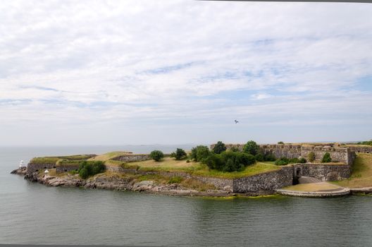 Fortress of Suomenlinna Island near Helsinki. Finland.