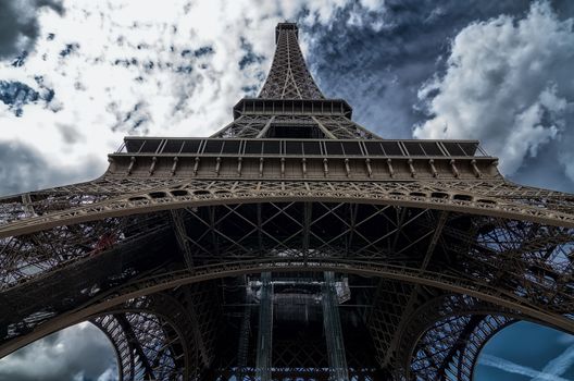 Eiffel Tower in Paris. France.