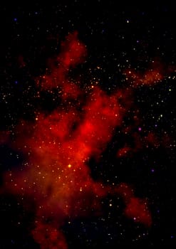 Small part of an infinite star field of space in the Universe. "Elements of this image furnished by NASA".