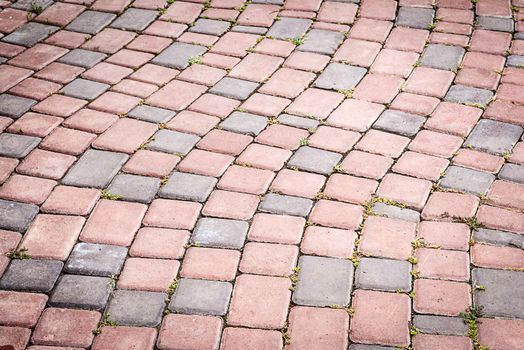 Stone blocks in the walkway