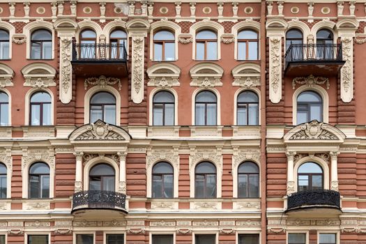 facade of the building of the early twentieth century