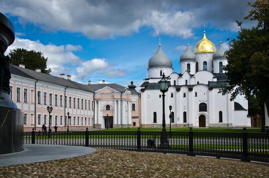 Russian Orthodox church in Novgorod, Russia