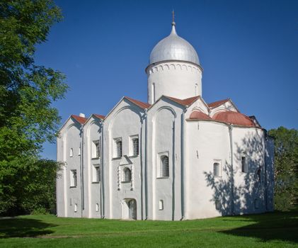 The Church of St John the Baptist-on-Opoki, Novgorod, Russia