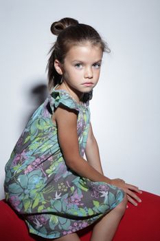 fashion beautiful little girl