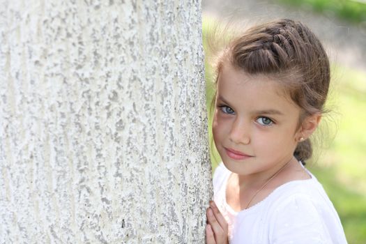 Portrait of beautiful little girl