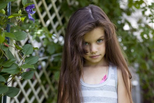 Portrait of beautiful little girl