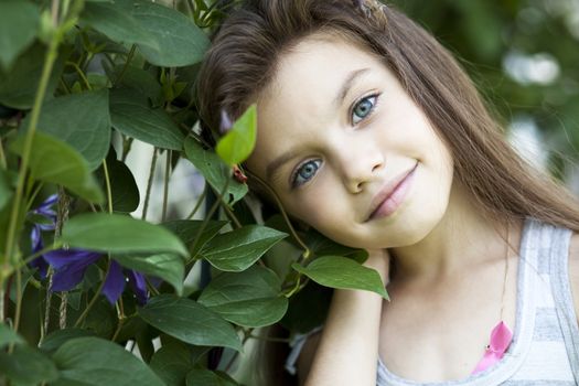 Portrait of beautiful little girl