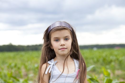 Portrait of beautiful little girl