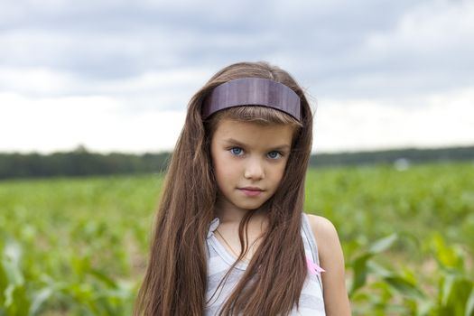 Portrait of beautiful little girl