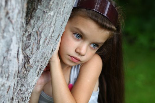 Portrait of beautiful little girl