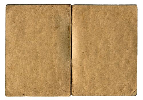 Pages of an Old Book Isolated On The White Background