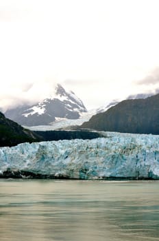  Alaskan glaciers and mountains and clouds
