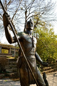 Native American Statue in Chattanooga Tennessee
