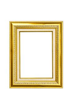 Picture frame on a white background