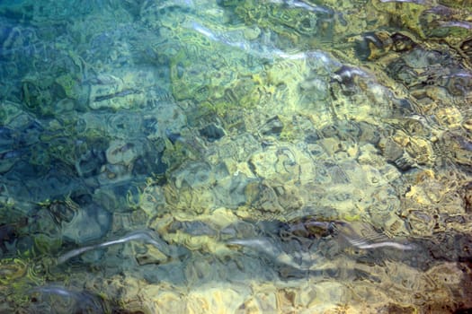 water background at sun light