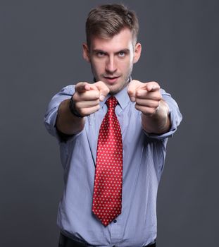 Portrait of young business man