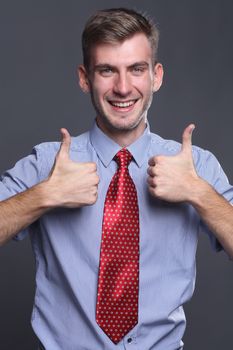 Portrait of young business man