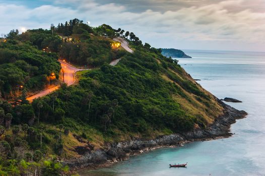 Small island in the sea near Phuket in Thailand