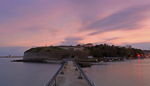 Dorset weymouth harbour at sunset, England, UK