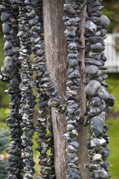 Detail of many Flint Stones