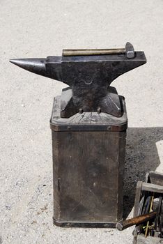 Detail of an Iron Anvil