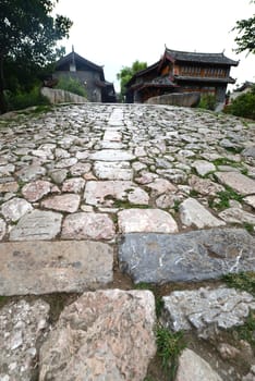 Landmark of the Ancient town of Shuhe in Lijiang,Yunnan,China