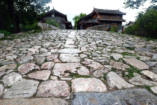 Landmark of the Ancient town of Shuhe in Lijiang,Yunnan,China