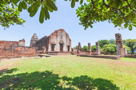 Wat Phra Sri Rattana Mahathat Historical park in lopburi Thailand