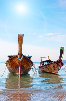 Traditional longtail boat , Krabi,Thailand
