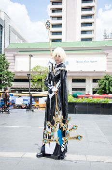 BANGKOK - SEPTEMBER 1 : Unidentified Japanese anime cosplay pose in Japan Festa in Bangkok 2013 on September 1, 2013 at Central Word, Bangkok, Thailand.