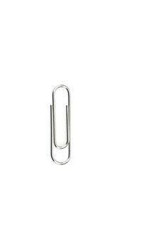 isolated paper clip