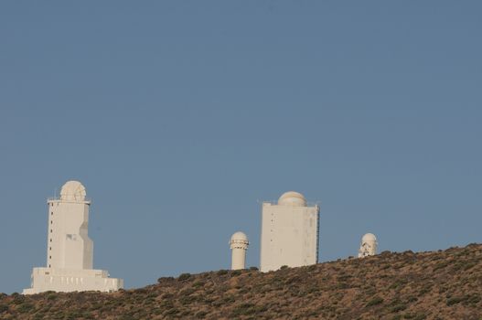 An Astronomical Observatory in Teide Volcan, Spain