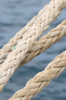 A Naval Rope on a Pier, in Canary Islands, Spain