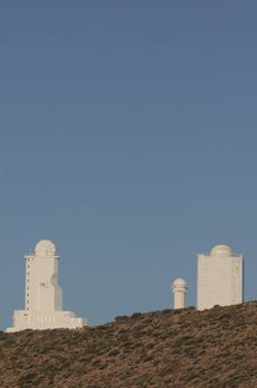 An Astronomical Observatory in Teide Volcan, Spain