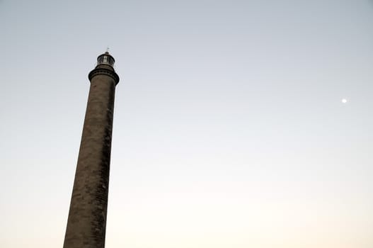 An Ancient Lighthouse In Gran Canaria Island, Spain