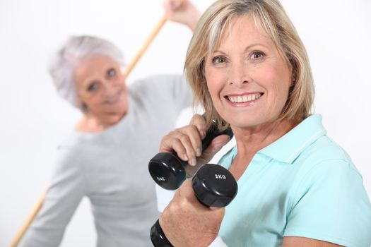 Women in the gym