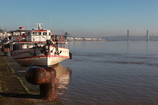 Moored boats