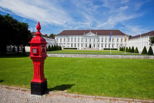 Schloss Bellevue, the Presidential palace in Berlin, Germany