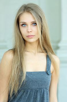 Beautiful young woman. Outdoor portrait