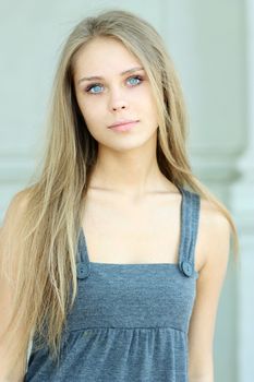 Beautiful young woman. Outdoor portrait