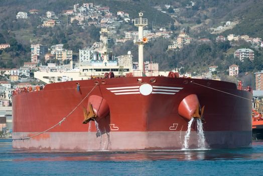 tanker had just arrived in port